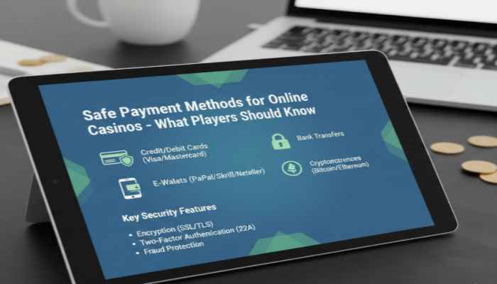 Safe Payment Methods for Online Casinos – What Players Should Know (Educational Guide) 1 Safe Payment Methods for Online Casinos – What Players Should Know (Educational Guide)