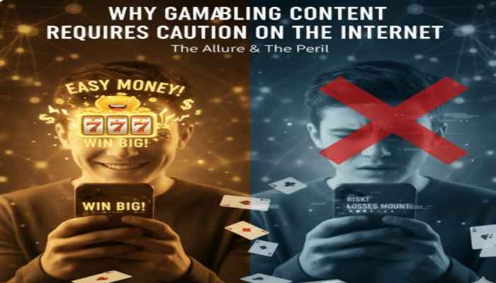 Why Gambling Content Requires Caution on the Internet